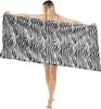 1PC Towel Leopard Zebra Pattern for Family or Friends Gifts Quick-Dry Beach Towel For Yoga Tourism Beach GYM Camping Swimming