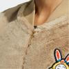 Adidas Neo Cartoon Patch Long Sleeve Jacket Women Outerwear Light-Khaki IA6904