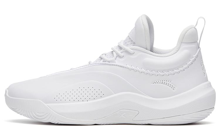 Baskets Homme Anta KT Team Amorti Confortable Antidérapantes Résistantes à l'Abrasion Basse Profil Chaussures de Basketball 44 white