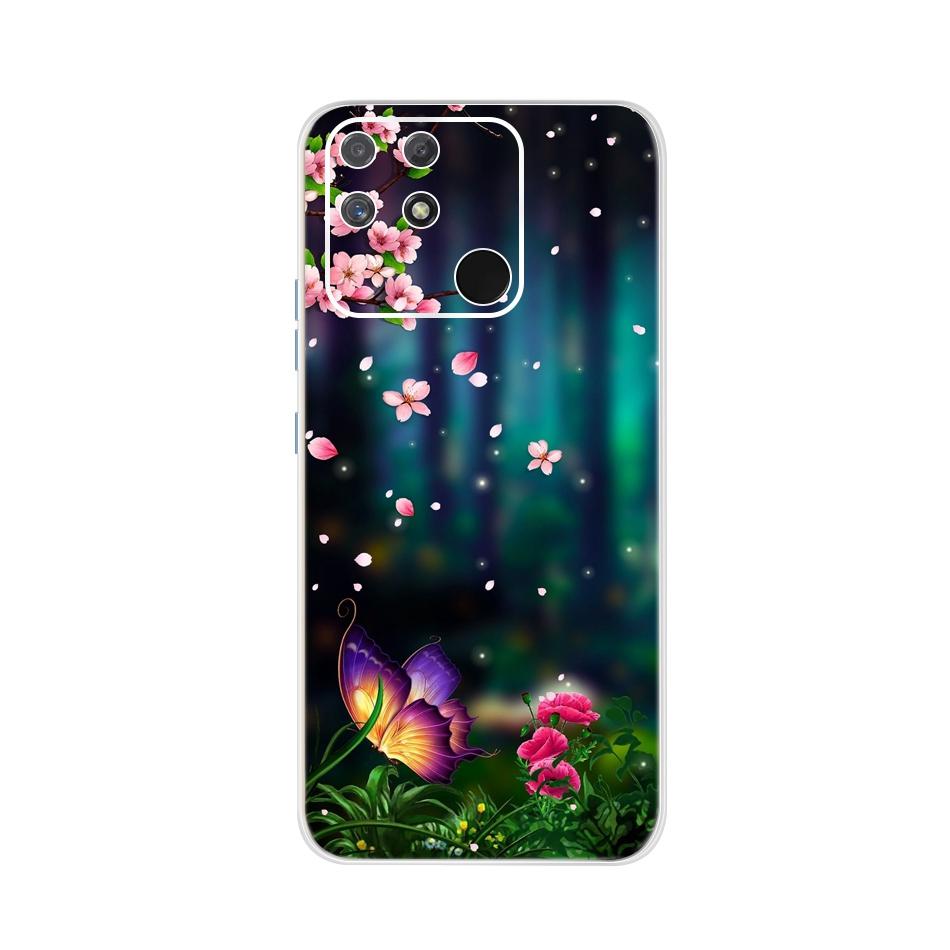 Weiche Silikonhülle Für Raelme Narzo 50A RMX3430 HandyhülleTransparente TPU-Abdeckung Für Realme Narzo50a 50 A 6.5" Rückseiten Hüllen Bumper