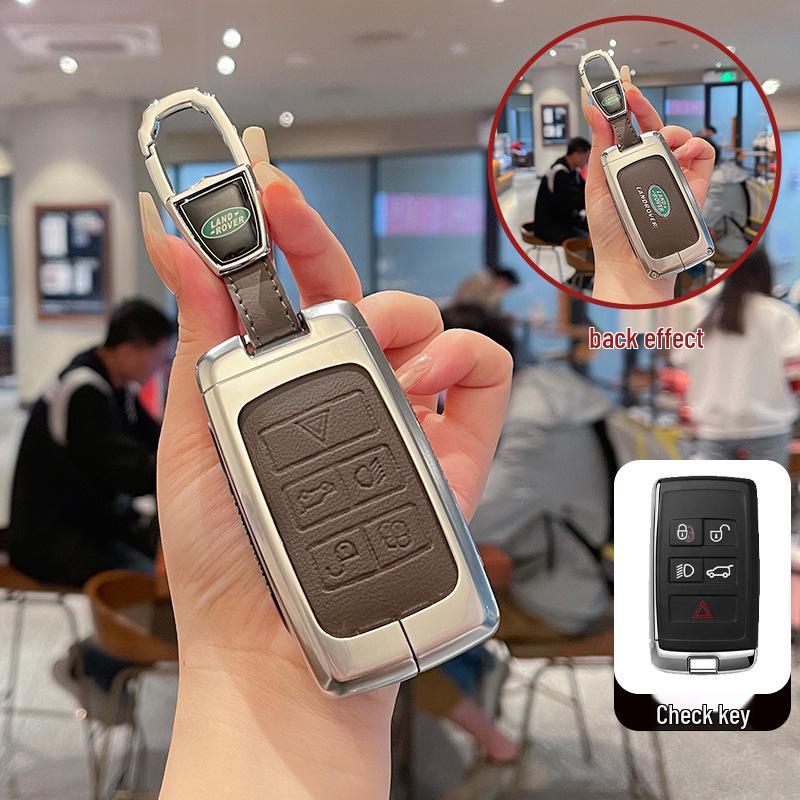 Land Rover Key Case: Compatible with Range Rover Evoque, Discovery 4/5, Velar, Sport, Freelander 2 Models.