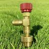 Fluoride Safety Valve Metal Air Conditioning R410 Refrigerant Charging Valve for Maintenance