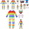 Kids Poppy Playtime Huggy Wuggy Cosplay Costume Jumpsuit Mask Halloween Suit