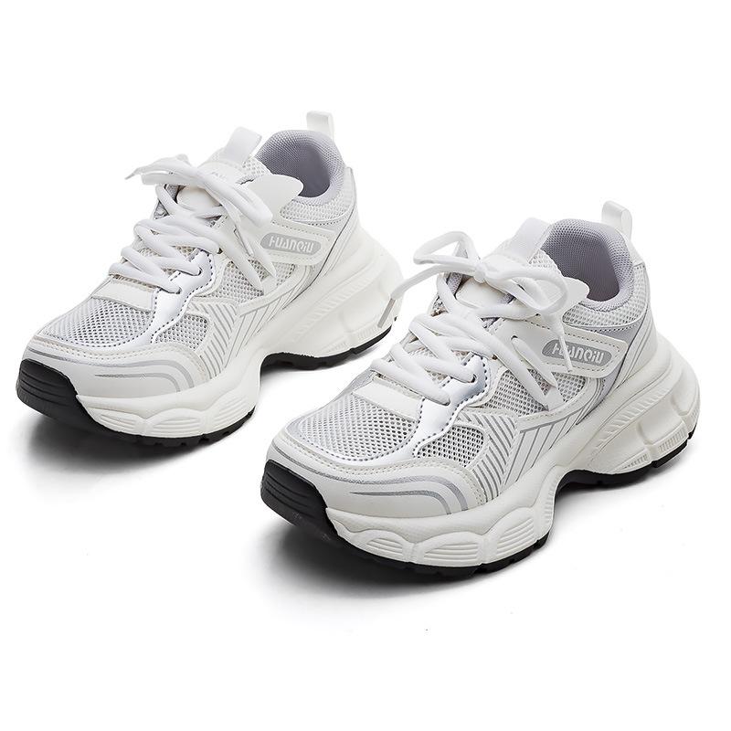 Global thick-soled purple single-net dad shoes 22 new spring high-value casual sports shoes 35