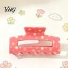 Decorative Hair Pins for Travel Colorful Polka Dot Claw Clip Women, Sweet Macaron Style Non-slip Shark Trendy Accessories Women Gripper Thick