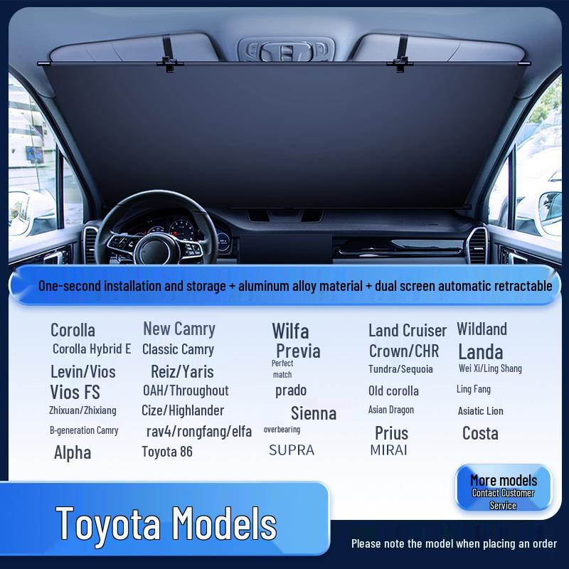 Car Windshield Sunshade - Heat Insulation & Light Blocking for Summer