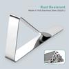 6pcs Heavy Duty Picnic Table Clips Stainless Steel Table Cloth Cover Clamps Table Cloth Holders for Restaurant Picnic Home
