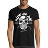 Custom Culture Motorcycle Ride Or Die T Shirt Vintage Comfortable Graphic Stretched Stylish Versatile Homme Breathable