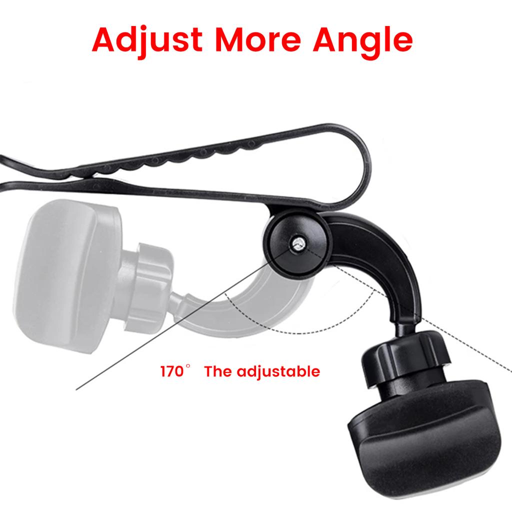 Universal Car Sun Visor Phone Holder 360 Degree Rotation Car Phone Holder Adjustable Car Accessories