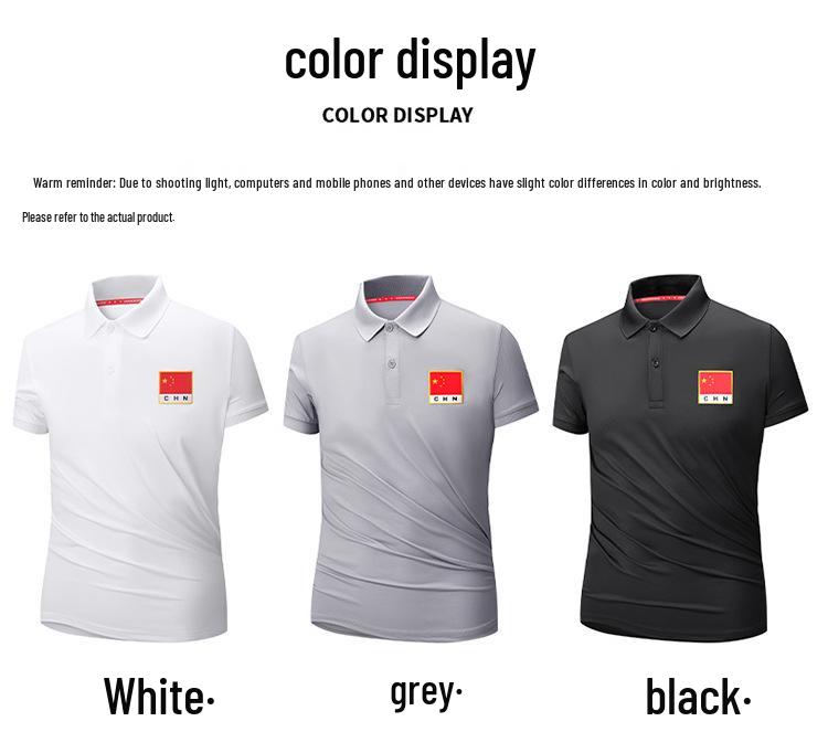 Summer Quick-Dry Polo T-Shirt: Ideal for Work, Sports, Martial Arts, Swimming, and Corporate Group Activities.