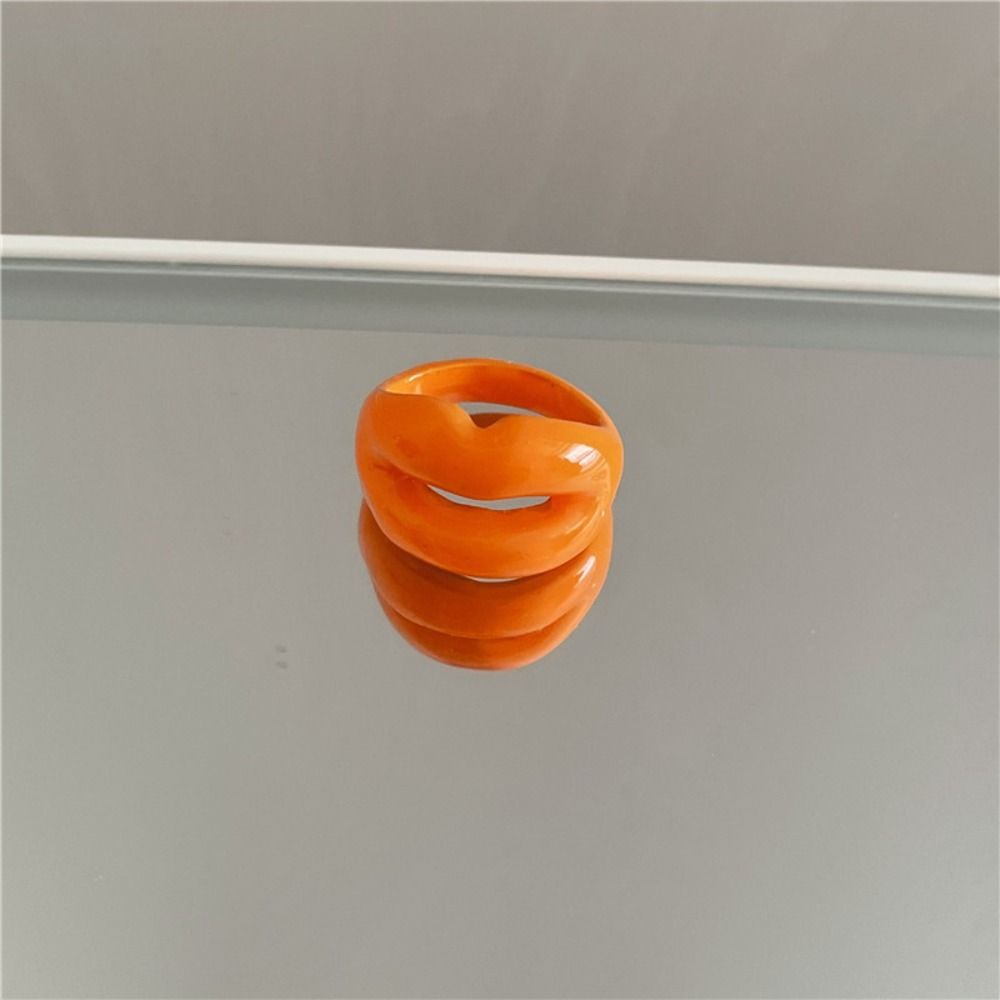 Metal Finger Ring Multicolor Finger Buckle Retro Jewelry Accessories Women