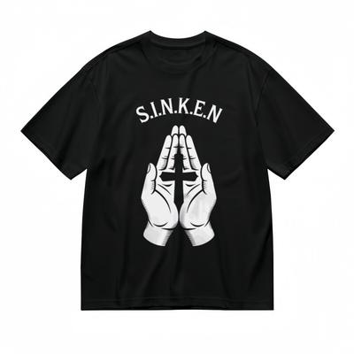 Herren Trend Ganzjahres Klassisches T-Shirt S.I.N.K.E.N Abstraktes Symbolik Design T-Shirt