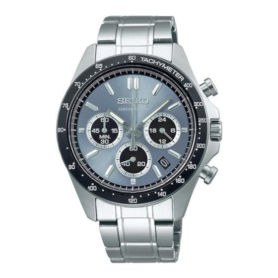 SEIKO 1/5 Second Chronograph Quartz CHRONOGRAPH QUARTZ Watch Men s SBTR027 Blue Gray Metallic [Domestic Genuine Product]