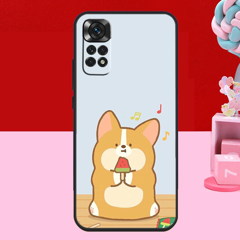 

Cartoon Corgi Case For Xiaomi Redmi Note 11 10 12 13 14 15 Pro Plus Redmi 15 C 14C 10C 12C 13C Soft Cover Redmi Note 13 4G