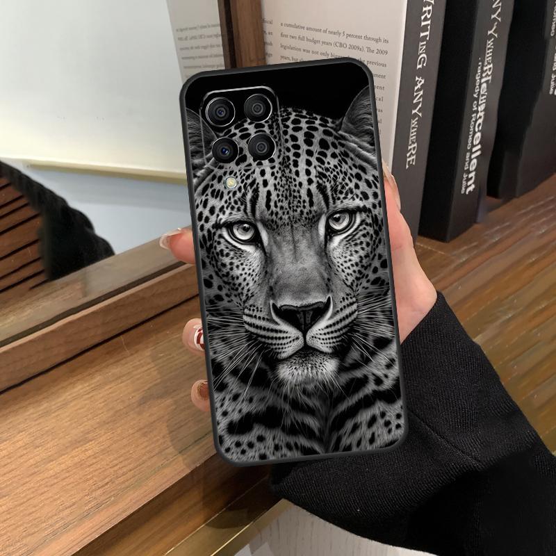 Leopard Tiger Lion Animal Case For Samsung Galaxy M56 M16 M36 M33 M53 M13 M12 M32 M52 M20 M15 M55 M31 M14 M35 M34 M54