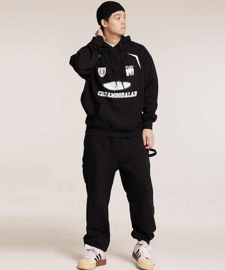 Crsdel Teamplay Hoodie Black White