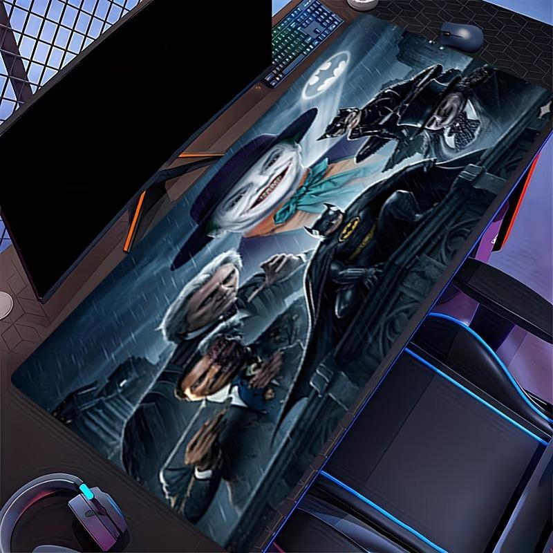 Batman Print Mouse Pad, for Keyboard Pad Laptop PC Mat for Office Home Use, Desk Decor, Perfect Birthday Gift for Gamers