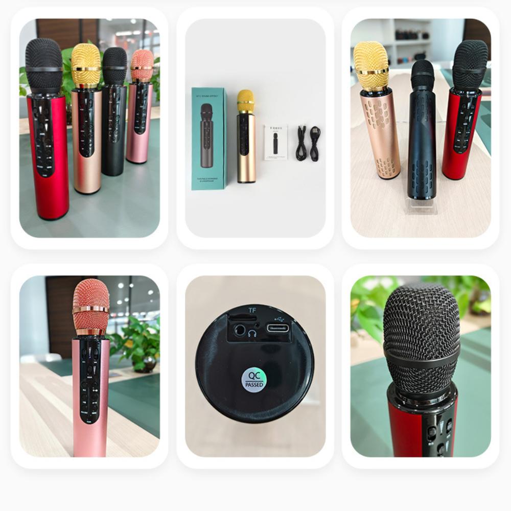 M6 Bluetooth Microphone Microphone Integrated Audio Mai Karaoke Artifact Karaoke Singing Microphone