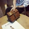 Trendy Retro European American Design Small Square Bag For Women With Magnetic Closure