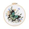 Butterfly Floral Embroidery Kits Embroidery Set with Thread and Needle Embroidery Starter Kits Crosses Stitching Set