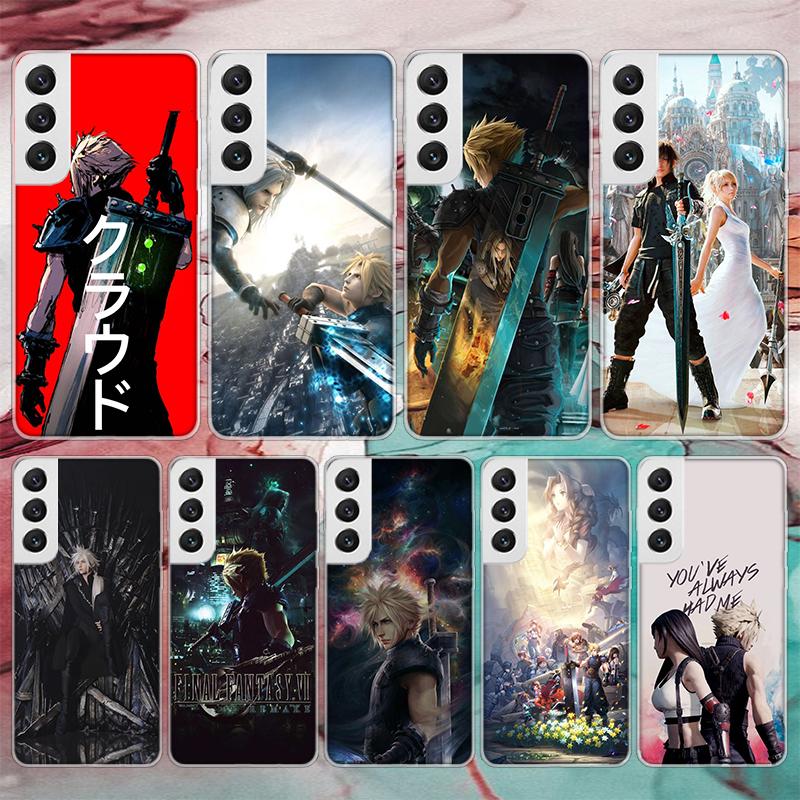 

Final Fantasy VII Программный чехол для телефона Samsung Galaxy M12 M21 M30s M31 M32 Note 20 Ultra 10 Lite 9 8 J4 J6 Plus +M51 M52 J8