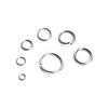 200pcs 304 Stainless Steel Open Jump Rings Findings Multi Size  Silver Color Jump Rings For Necklace Earrings Jewelry Making