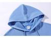 Trendiger Pullover-Hoodie aus reiner Baumwolle mit individuellem Logo und Drop-Shoulder-Design