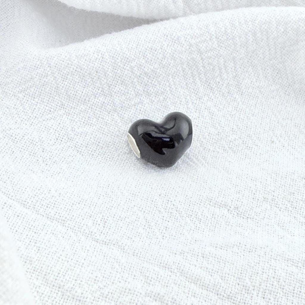 Heart-Shaped Silver-Plated Beads for Jewelry Making - 2025 Style