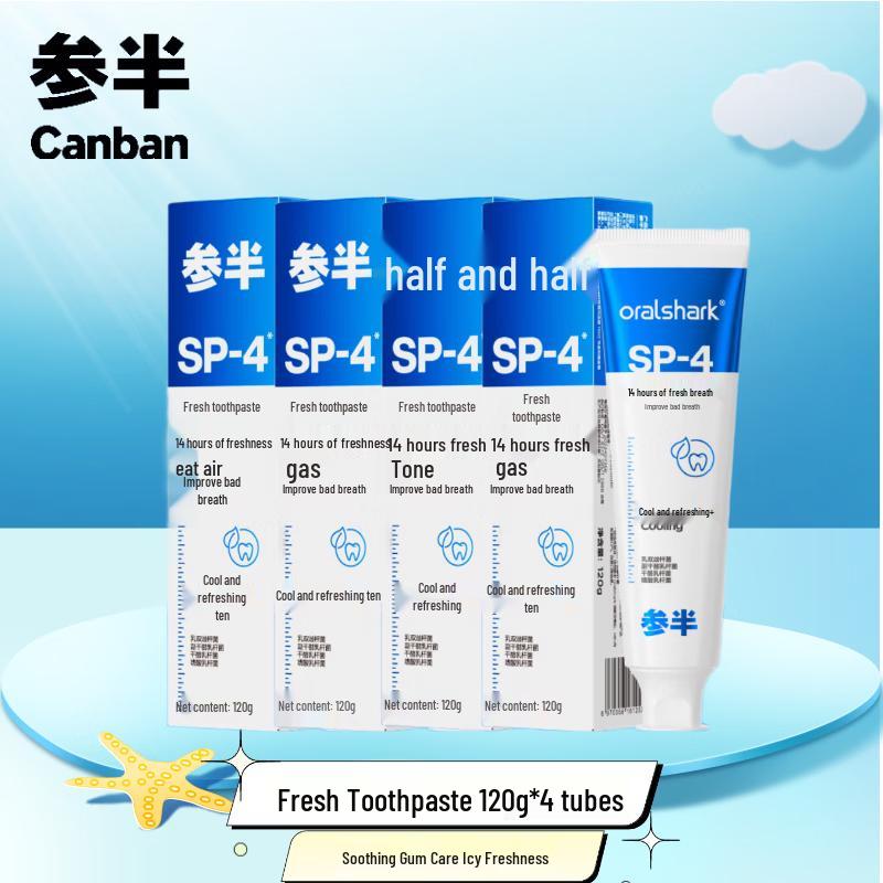 Semispheres SP-4 Dynamic Mint Toothpaste (4-Pack)