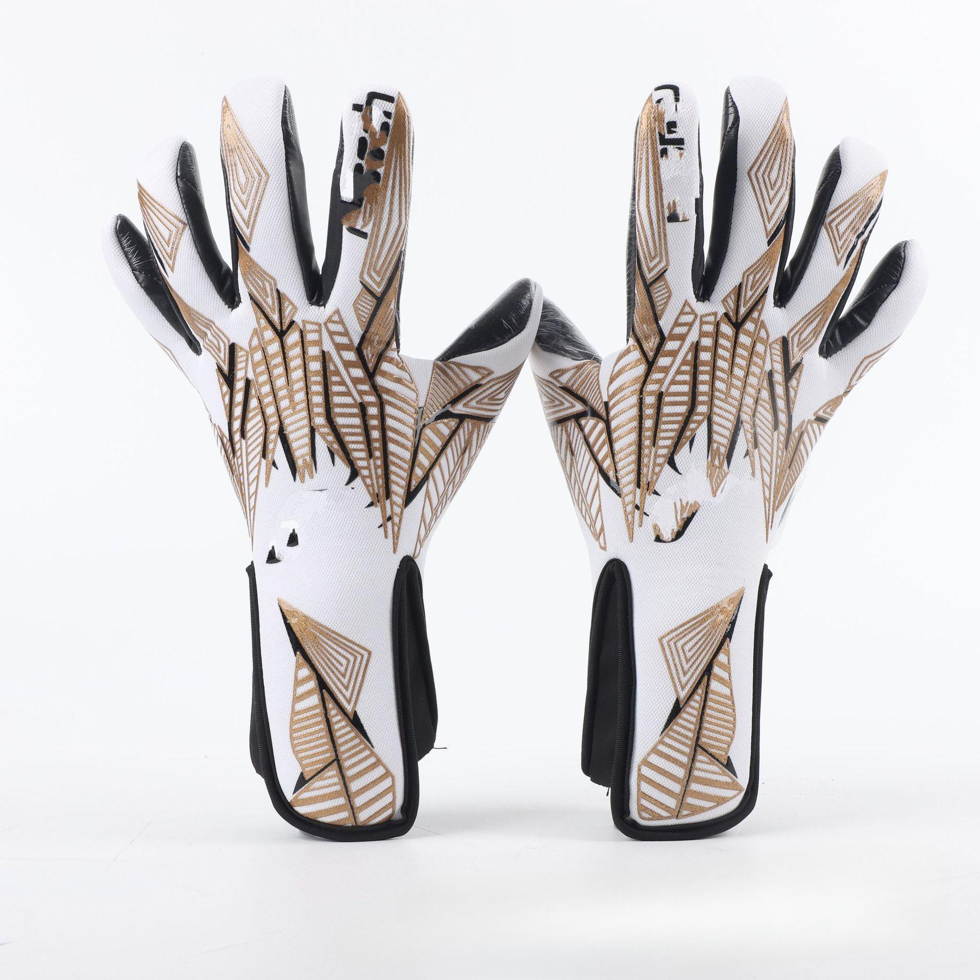 

Goalkeeper Gloves Adult Youth Football Gloves 10 yards чорний