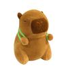 Cute Capybara With Basketball French Fries Cartoon Stuffed Animal Capybara Accompany Sleep Doll Xmas Gifts