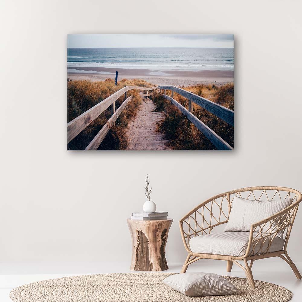 Canvas Print, Beach and Sea
