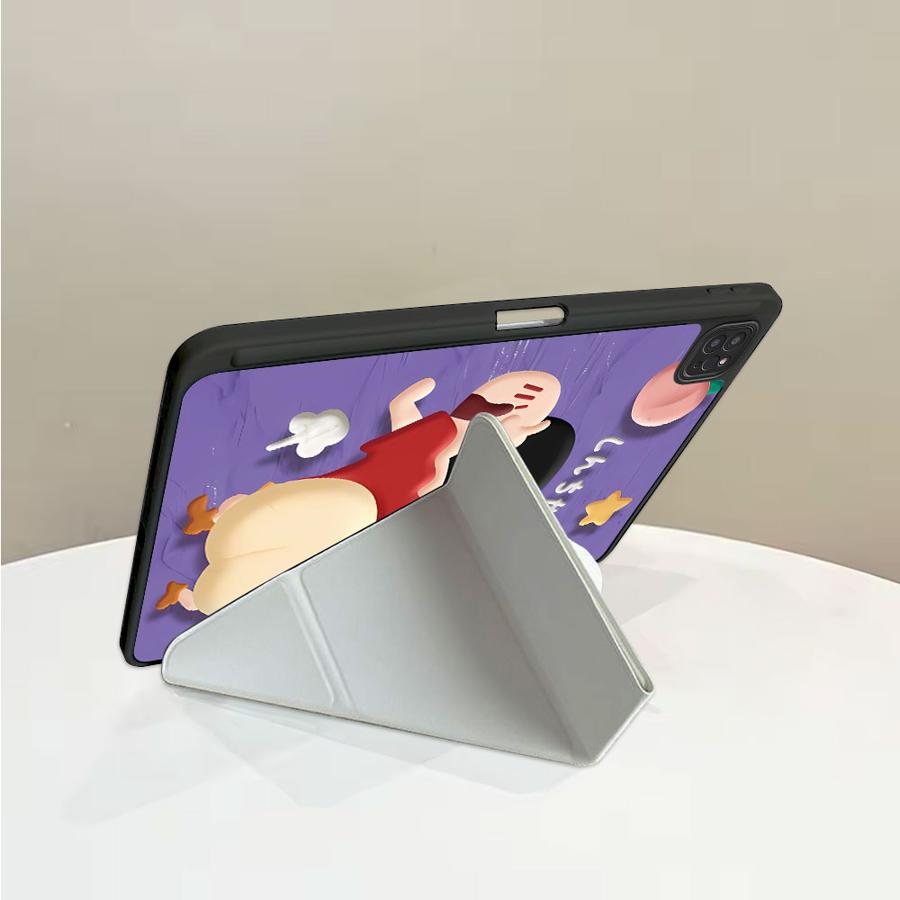 Cra-yons Shin-chans Funny Tablet Case For iPad Air 4 5 M3 M2 1 2 M4 11inch Mini 6 7 Pro 2025 Pro 11th 10th 9th 8th 7th 12.9inch
