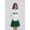 GOXO Varsity Jacket White Golf Rubber