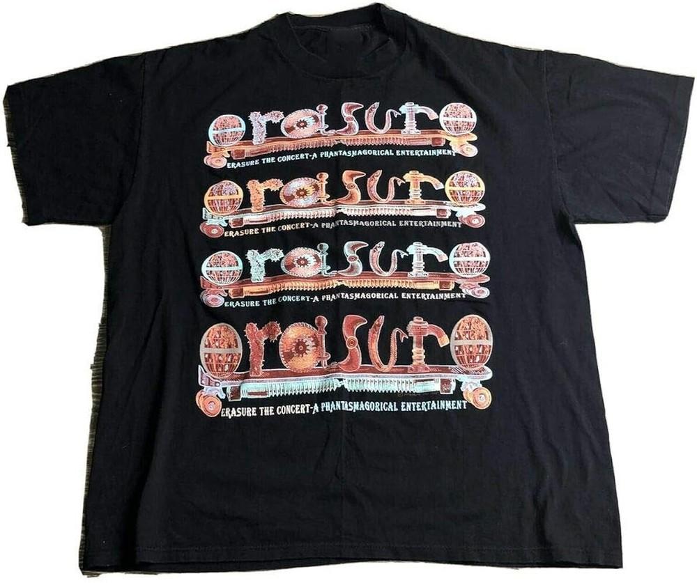 Erasure The Concert Phantasmagoric al TShirt  Cotton Black S to 5XL MO549 Unisex T-Shirt XXXXL