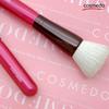 Takumi no Makeup Brush Kumano Brush Round Flat Cheek Pink Handle Cosme-do Brush, (Goat Hair) PKN-C24KW