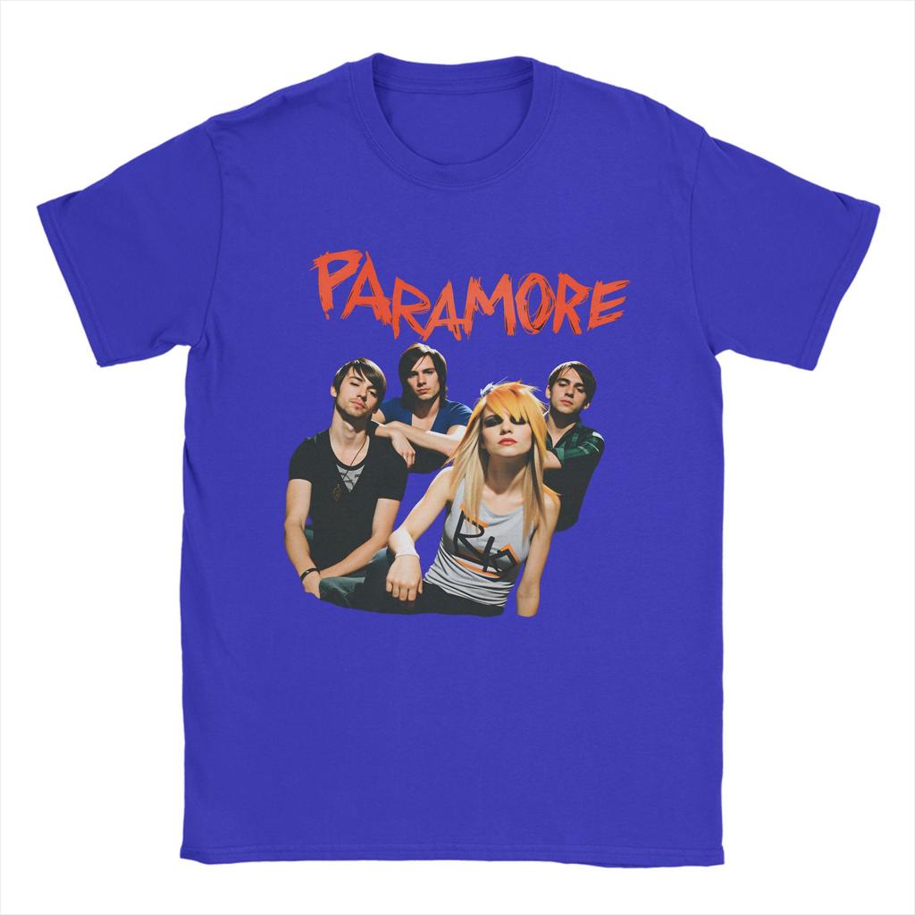 Paramore Band Cotton TShirt For Mens Summer  Vintage T Shirts O Neck Leisure Tees Plus Size Cheap Clothes