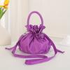 Women'S Casual Ethnic Style Handbag Drawstring Closure Handbag, Versatile Everyday Handbag for Women, Stylish & Functional Design Crossbody Bag
