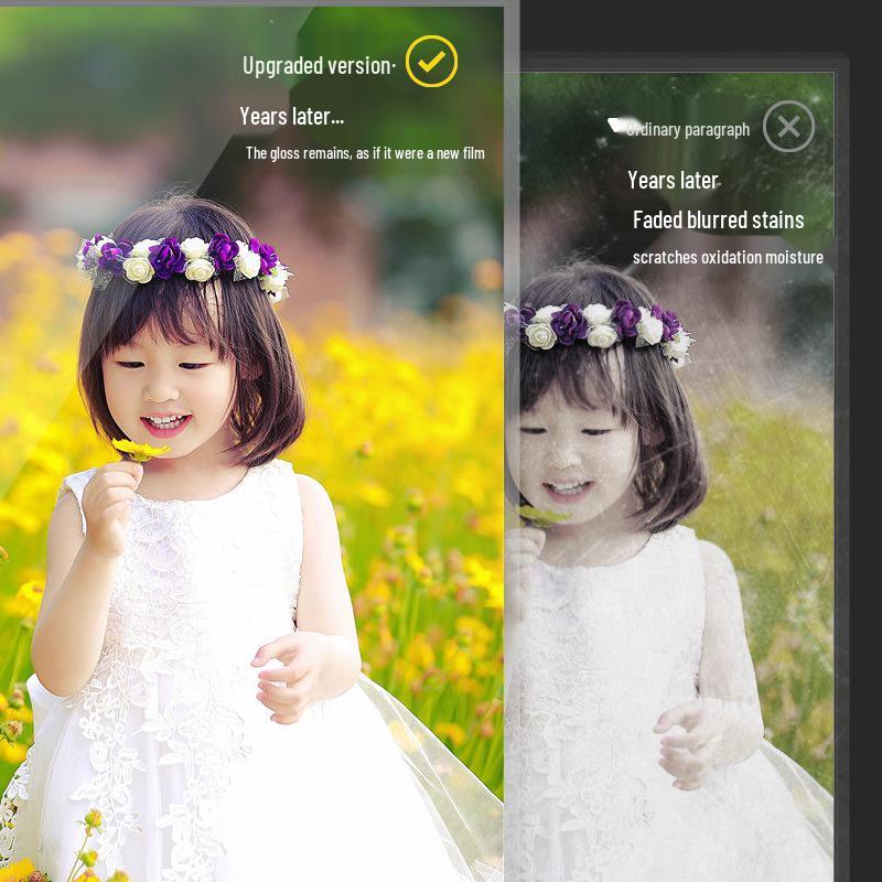 Bolsas para Plastificação A4 - Tamanhos de 3" a 10", Espessadas para Fotos e Identificações