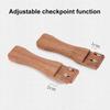 Sapele Anti-Scalding Solid Wood Handle Adjustable Heat Resistant Insulated Grip Portable Grill Plate Handle Outdoor Camping Tool