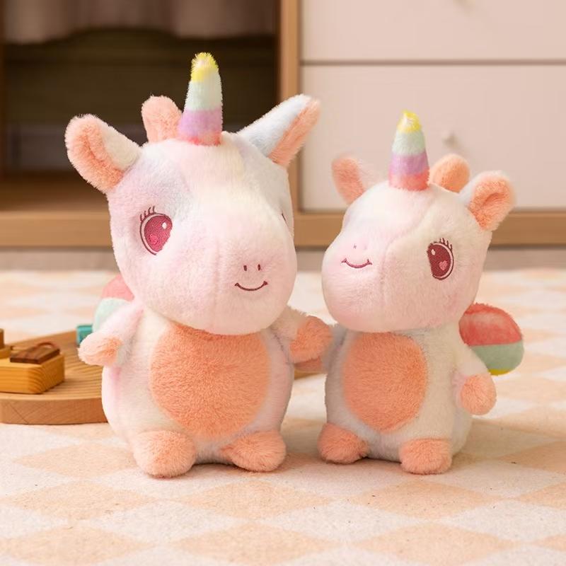 Colorful Winged Unicorn Plush Toys Unicorn Plush Animal Doll Plush Toy Pegasus Toy Christmas Gift For Children Girls