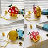 Protective Kids Messenger Bag Mushroom House Coin Shoulder Bag  Mobile Phone Accessories
