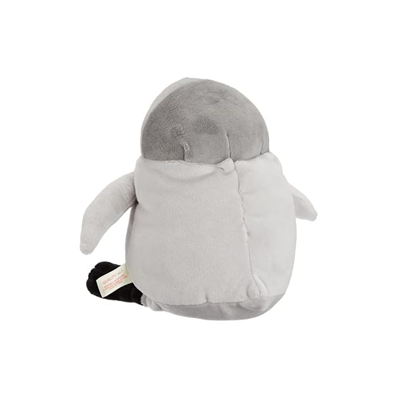 Shinada Global Mochi Series Mochipen Child Gray (M) 14 x 14 x 22 cm Plush Penguin Animal MOPE-0230G