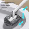 YOUQIN Wall-Mounted Silicone Toilet Brush
