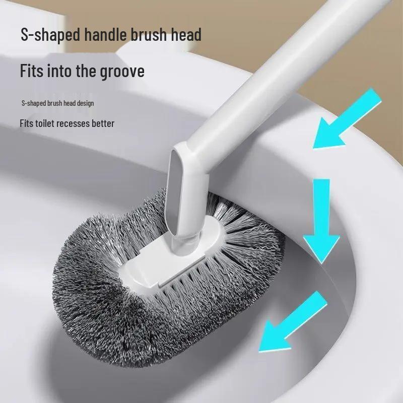 YOUQIN Wall-Mounted Silicone Toilet Brush