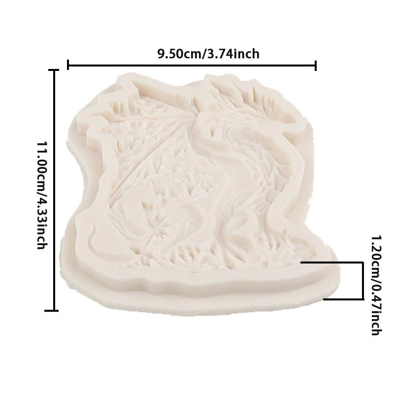 Dragon Warcraft Beast Silicone Mold DIY Fondant Cake Decorating Tool Sugarcraft Chocolate Resin Clay Candle Mold Baking Tools