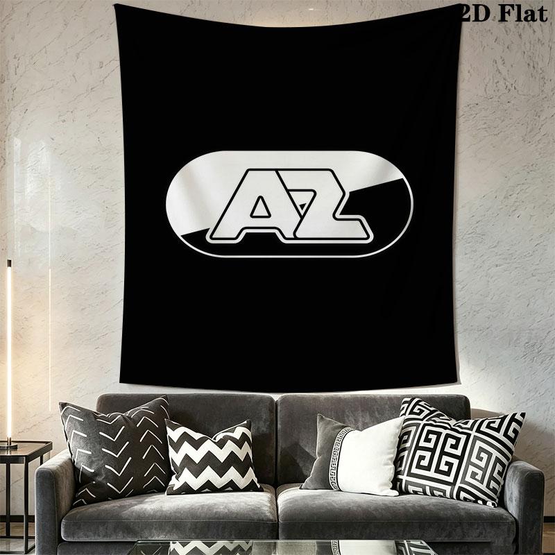 AZ Alkmaar logo Wall Hanging Printed Fabric Blanket Decorative Tapestries for Bedroom Living Room Home Decor