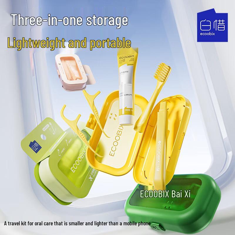 Baixi Portable Travel Toothbrush & Dental Care Kit