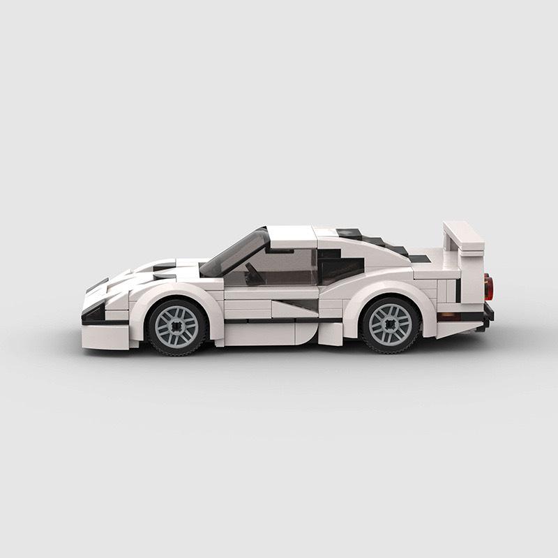 Compatible MOC Building Blocks: Creative Sports Car Racing Model - Ferrari F40 Assembly Toy and Gift