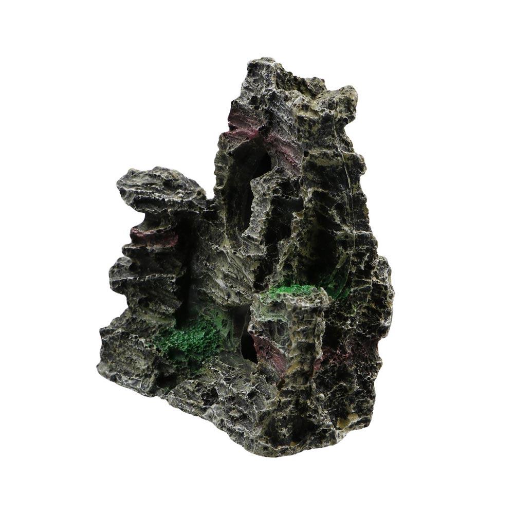 Decorations Rock Shape Fish Hiding Cave Fake Mountain Ornament Fish Tank Fish Shrimp Shelter